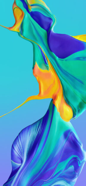 Huawei P30 Pro Stock Wallpaper (Blue)
