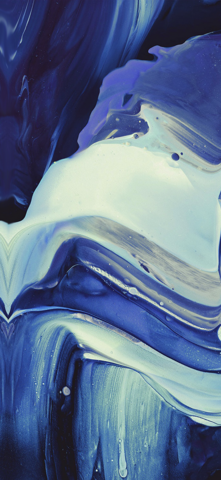 Default wallpaper of Abstract in Liquid Blue (iOS 14 Concept)