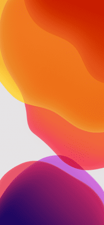 iOS 13 Wallpaper - Official iOS 13 Stock Wallpaper (Ultra HD) - Orange Light