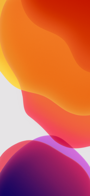 iOS 13 Wallpaper – Official iOS 13 Stock Wallpaper (Ultra HD) – Orange Light