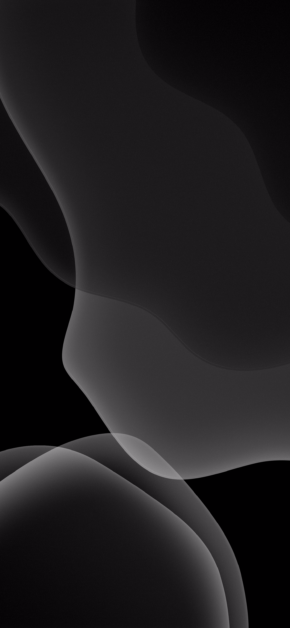iOS 13 Official Stock Wallpaper (Ultra HD) – Black Dark