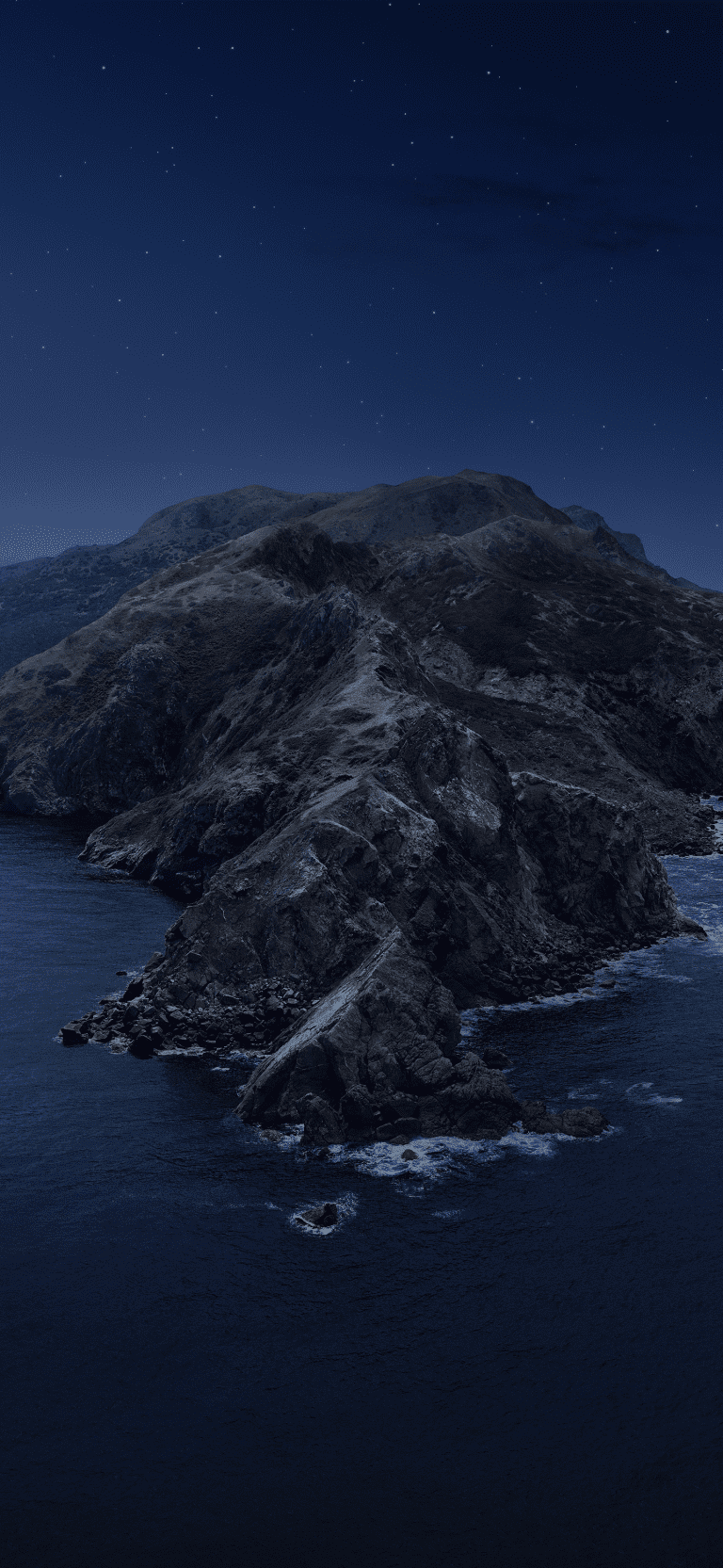 Default wallpaper of macOS Catalina Official Stock Wallpaper UHD 6K – Dark