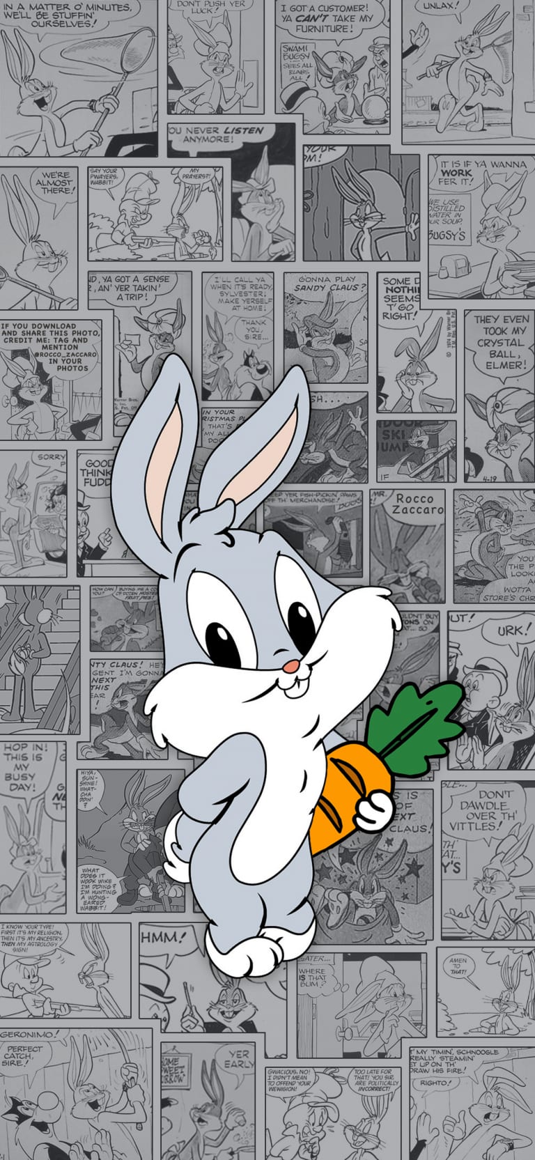 Default wallpaper of Bugs Bunny