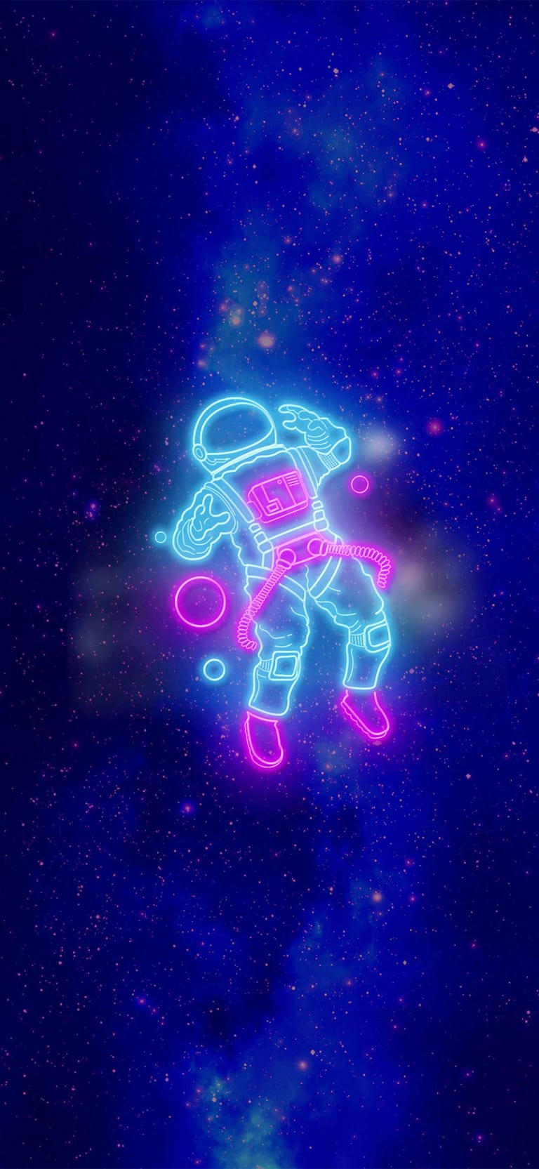 Default wallpaper of Colors in Space