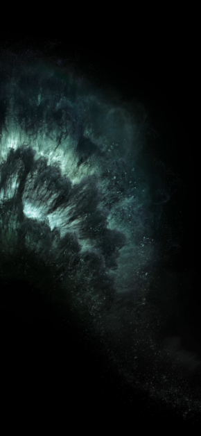 iPhone 11 Pro – Space Midnight Green (Dark) – Stock Wallpaper – Original from Apple (Full HD)