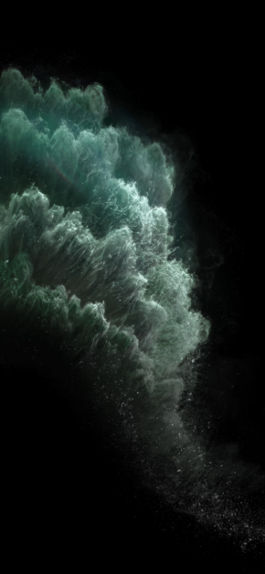 iPhone 11 Pro – Midnight Green (Light) – Stock Wallpaper – Original from Apple (Full HD)