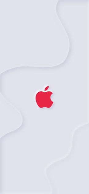 Apple Logo in Neumorphism Design (Soft UI) | Second Experiment by Wallpapers Central