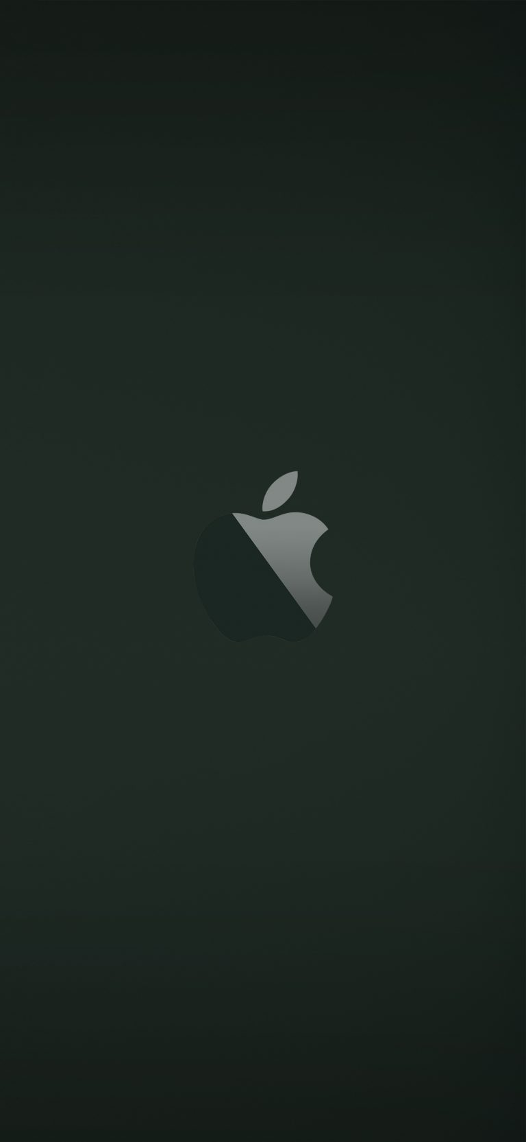 Default wallpaper of WWDC 2020 Modded Wallpaper – Midnight Green Apple