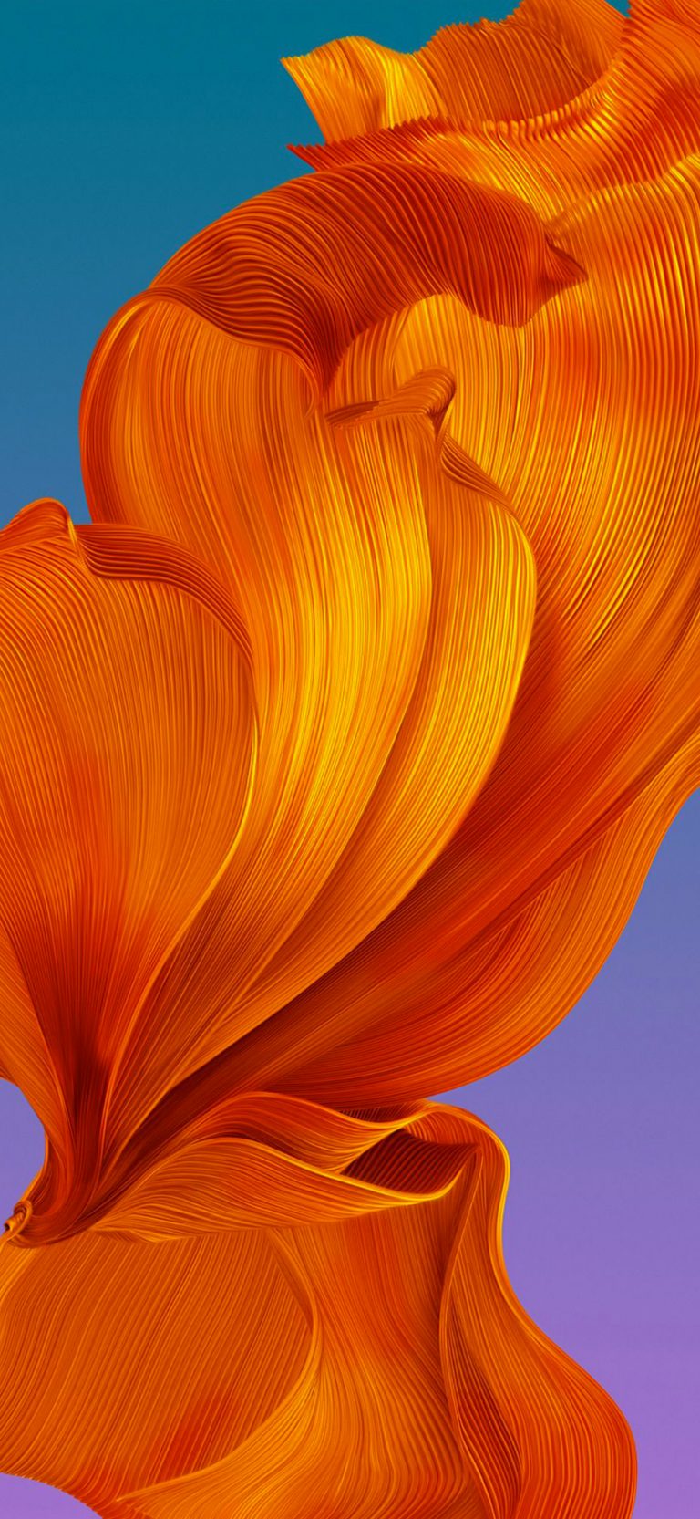 Default wallpaper of Orange Sheet (Huawei Mate XS Stock Wallpaper)