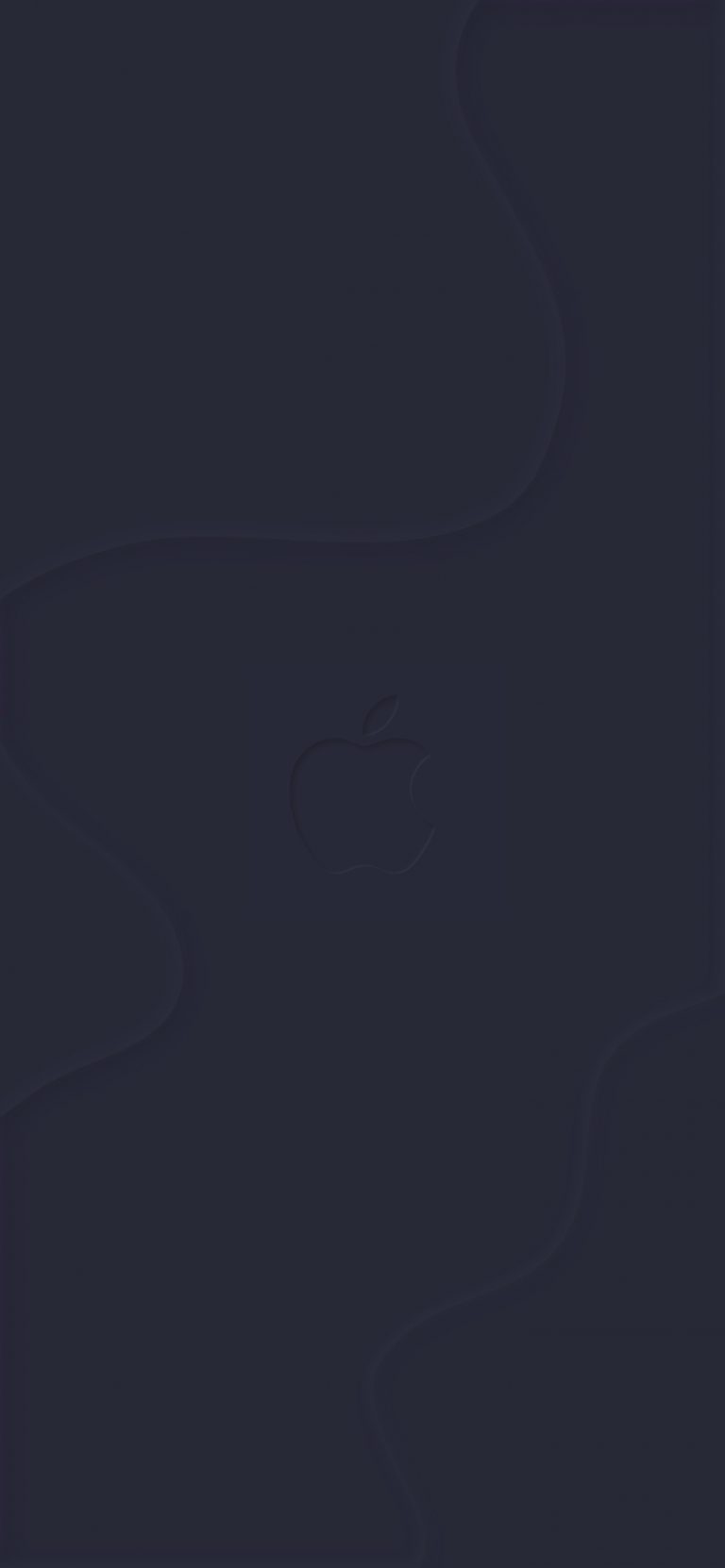 Default wallpaper of Apple Logo in Neumorphism Design (Soft UI) | Dark Mode | First Experiment by Wallpapers Central