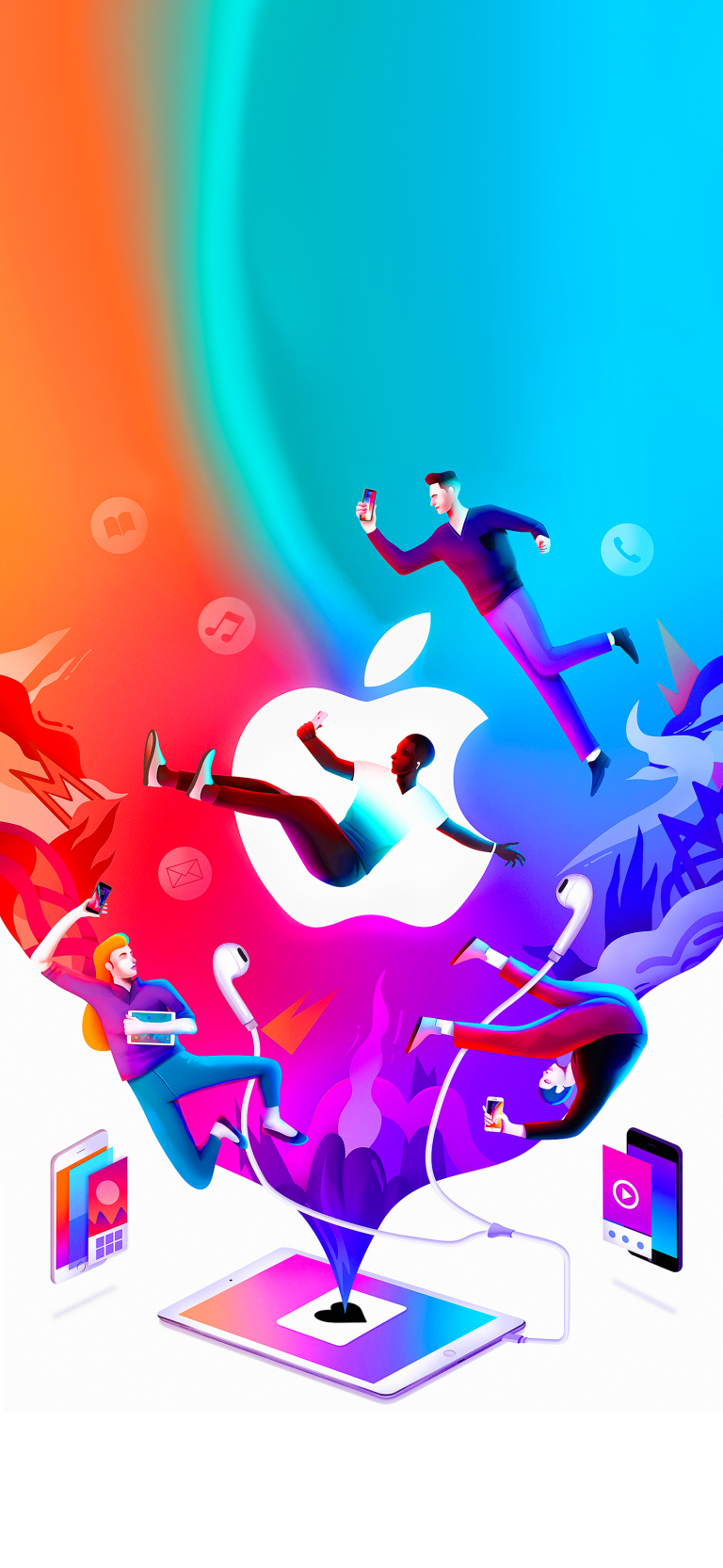 Default wallpaper of Apple’s Fantastic World