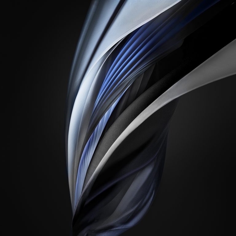 Default wallpaper of iPhone SE (2020) Silk Silver Mono Light – Official Stock Wallpaper