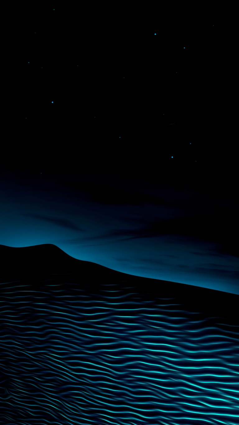 Default wallpaper of Night Desert