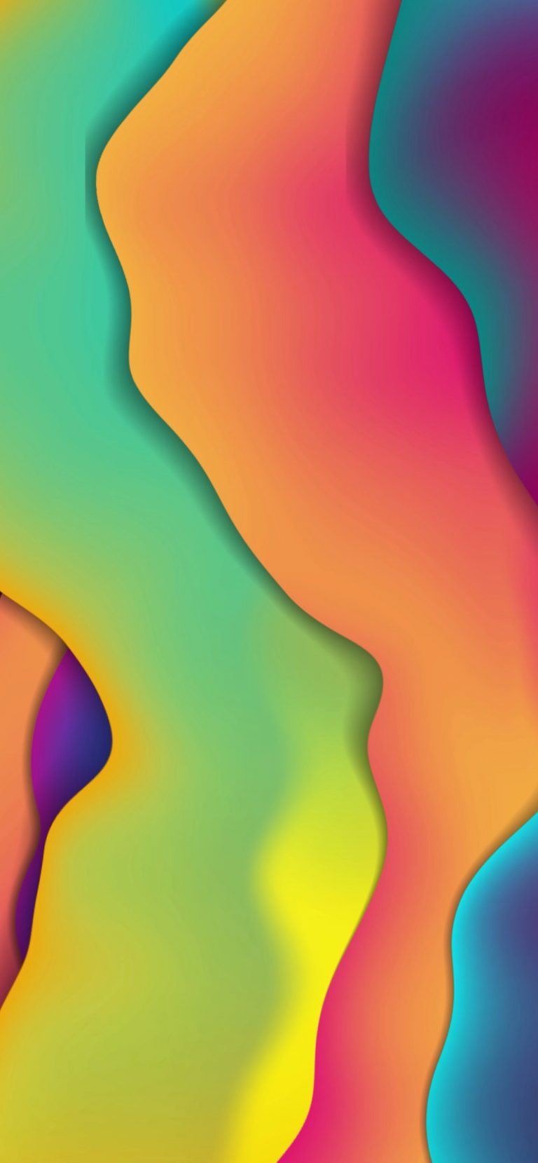 Default wallpaper of Fluid Rainbow Colors | LIVE Wallpaper