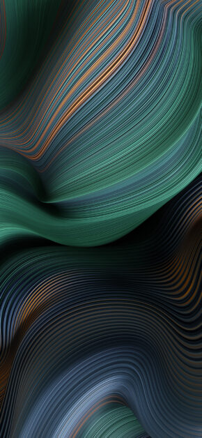 Gradient Flow Lines – Green