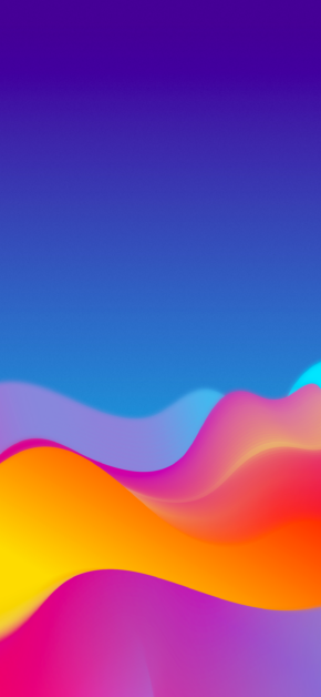 Yet Another Color Waves Wallpaper