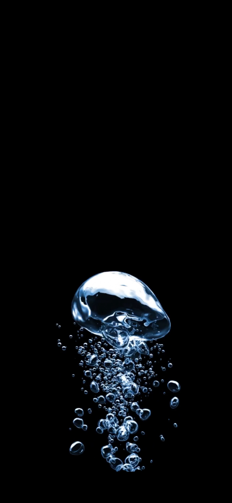 Default wallpaper of Water Bubbles | LIVE Wallpaper (Bollicine Collection)