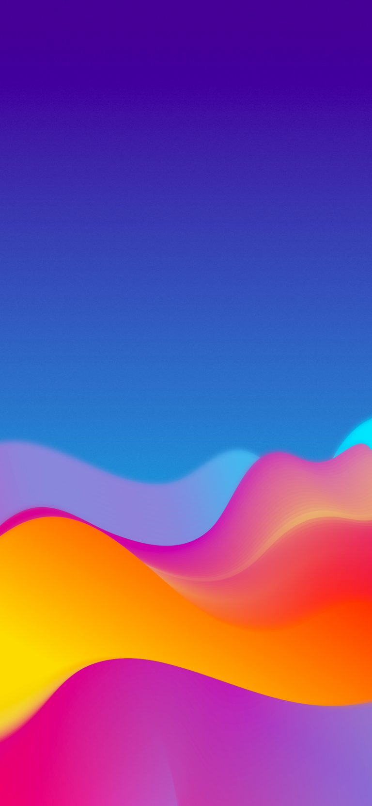 Default wallpaper of Yet Another Color Waves Wallpaper