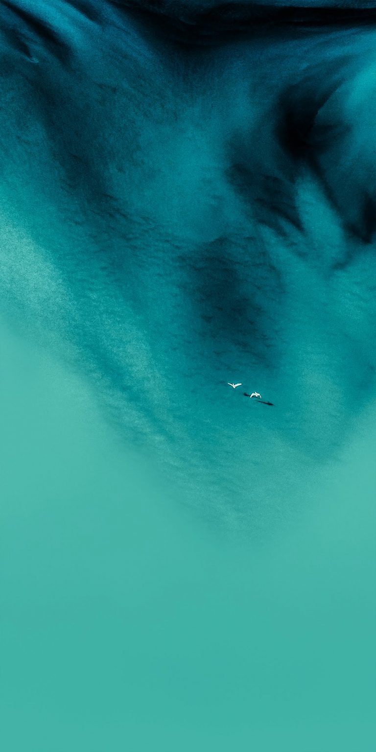 Default wallpaper of Turquoise Ocean