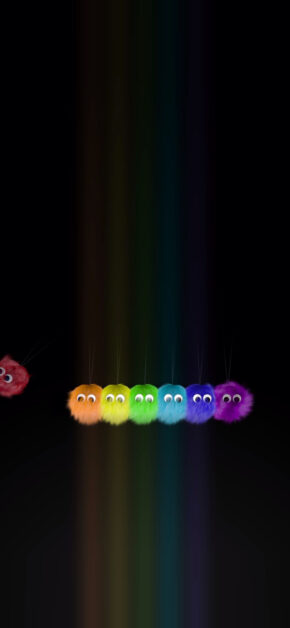 Fuzzy Rainbow Pride | LIVE Wallpaper