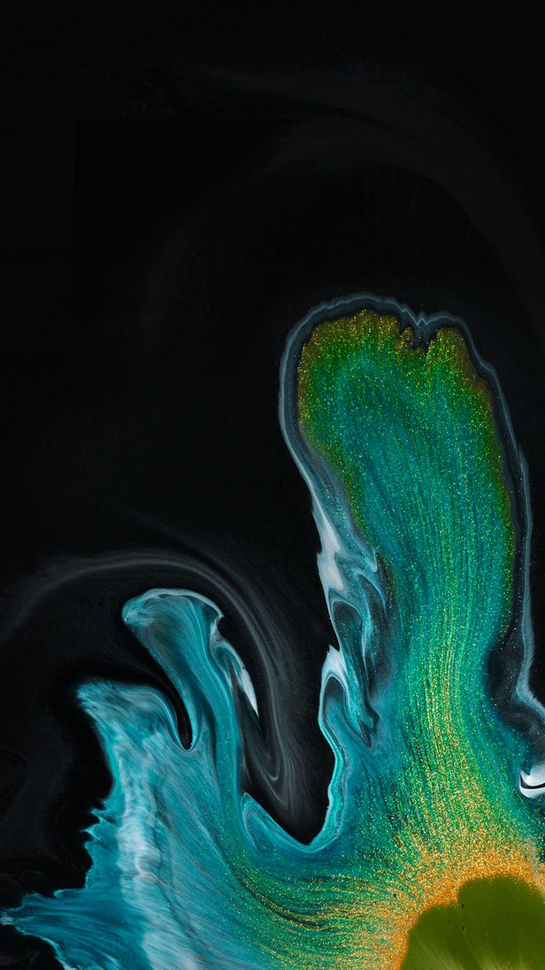 Default wallpaper of Liquid Colors in the Dark