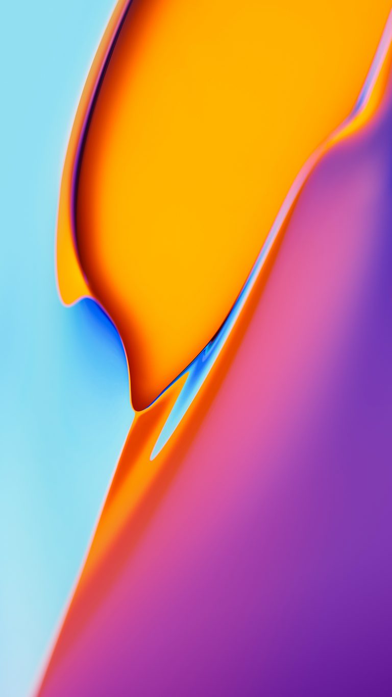 Default wallpaper of Gradient Fusion Mix