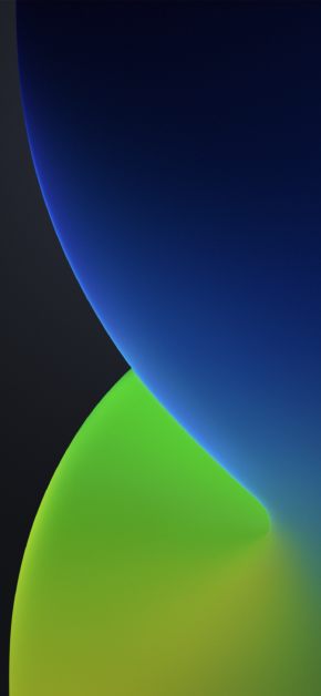 iOS 14 Cool Dark Stock Official Wallpaper (Full Quality)