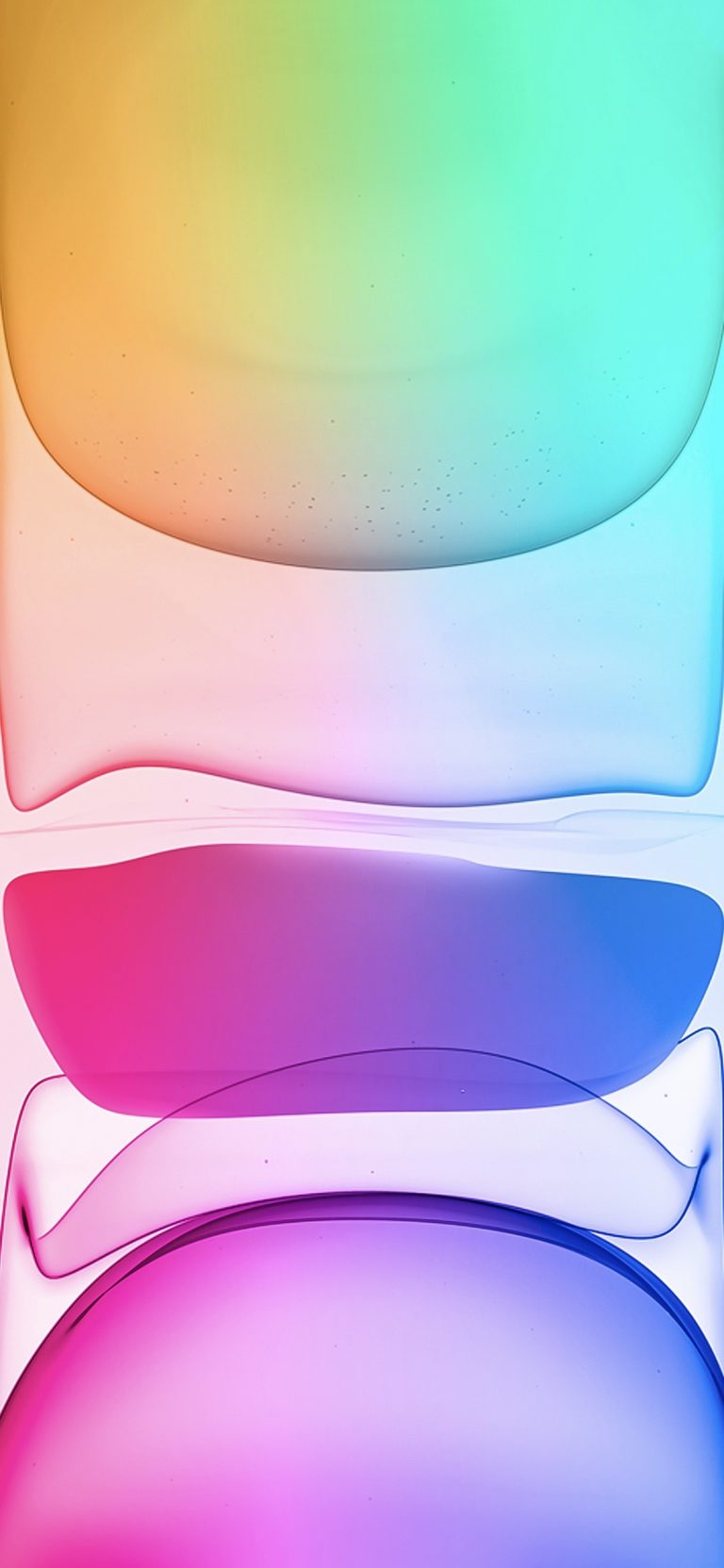 Default wallpaper of iPhone 11 Multi-Color Modd