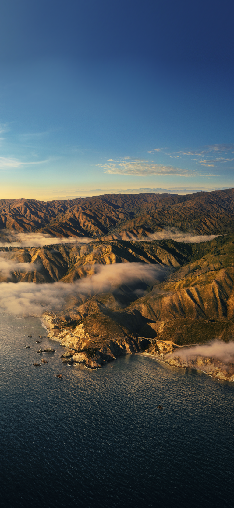 Default wallpaper of macOS Big Sur Stock Wallpaper – Official Wallpaper Landscape Sunset (Full Quality 5K)