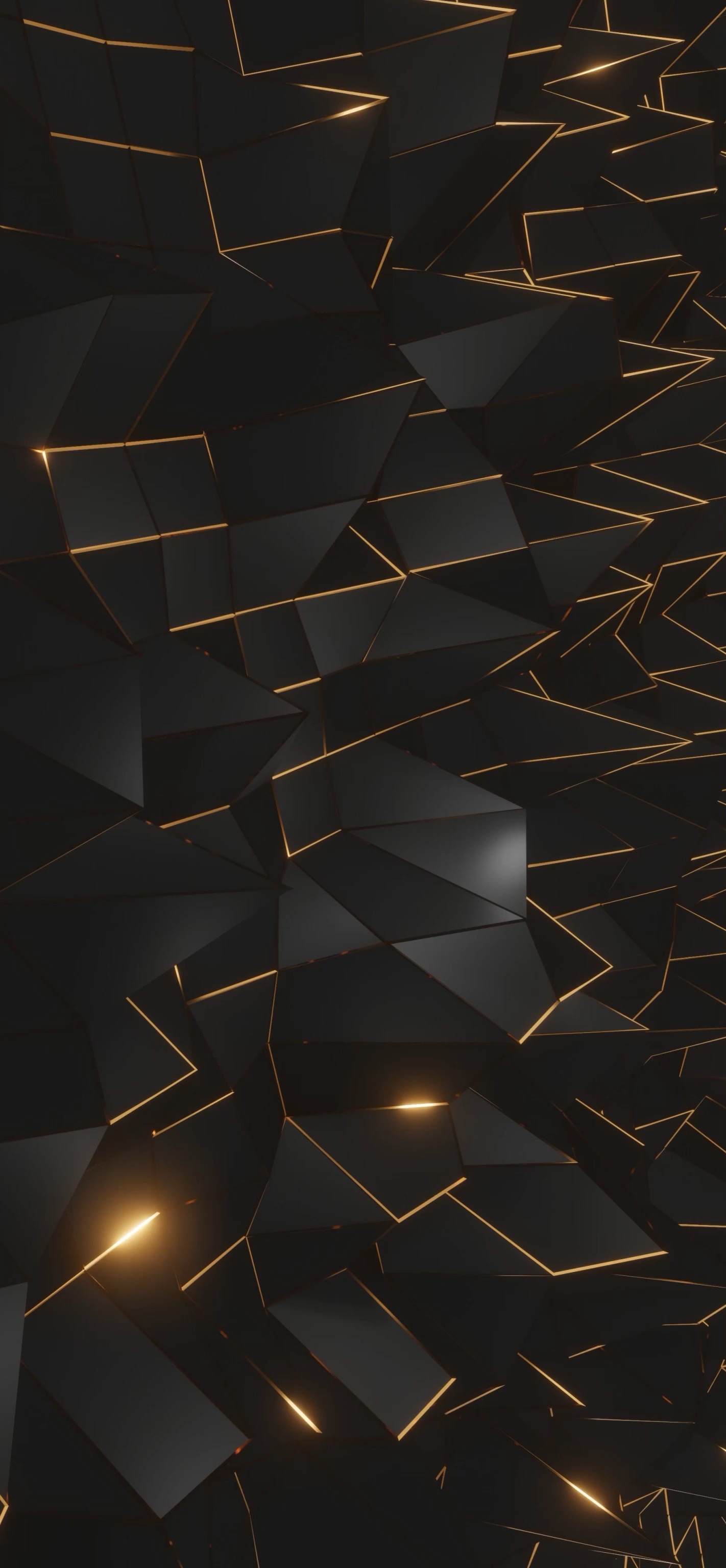 Black Polygons | LIVE Wallpaper - Wallpapers Central