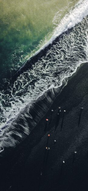 Aerial Beach – Dark