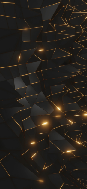 Black Polygons | LIVE Wallpaper