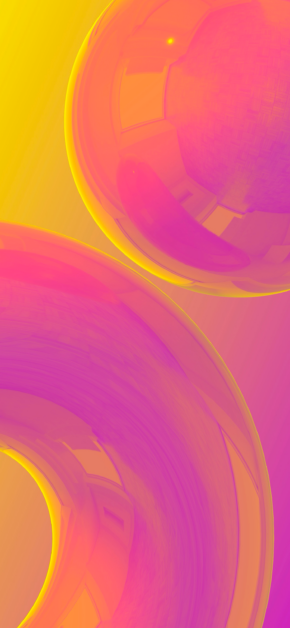 Pink and Yellow Bubbles | LIVE Wallpaper