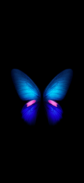Butterfly – Galaxy Fold (Blue) | LIVE Wallpaper