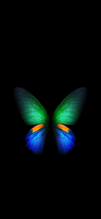 Butterfly - Galaxy Fold (Silver) | LIVE Wallpaper - Wallpapers Central