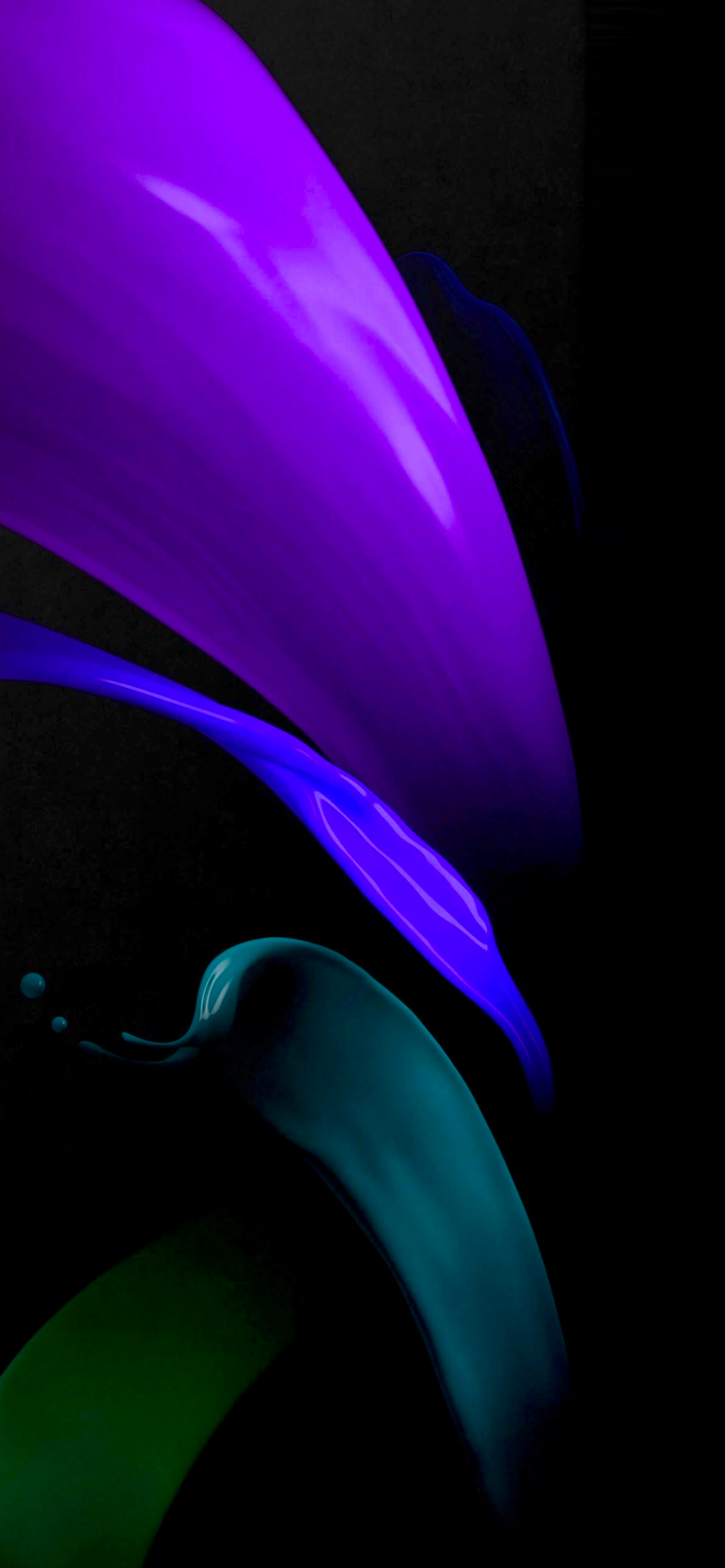 Default wallpaper of Galaxy Fold 2 – Original Stock Wallpaper (Dark)