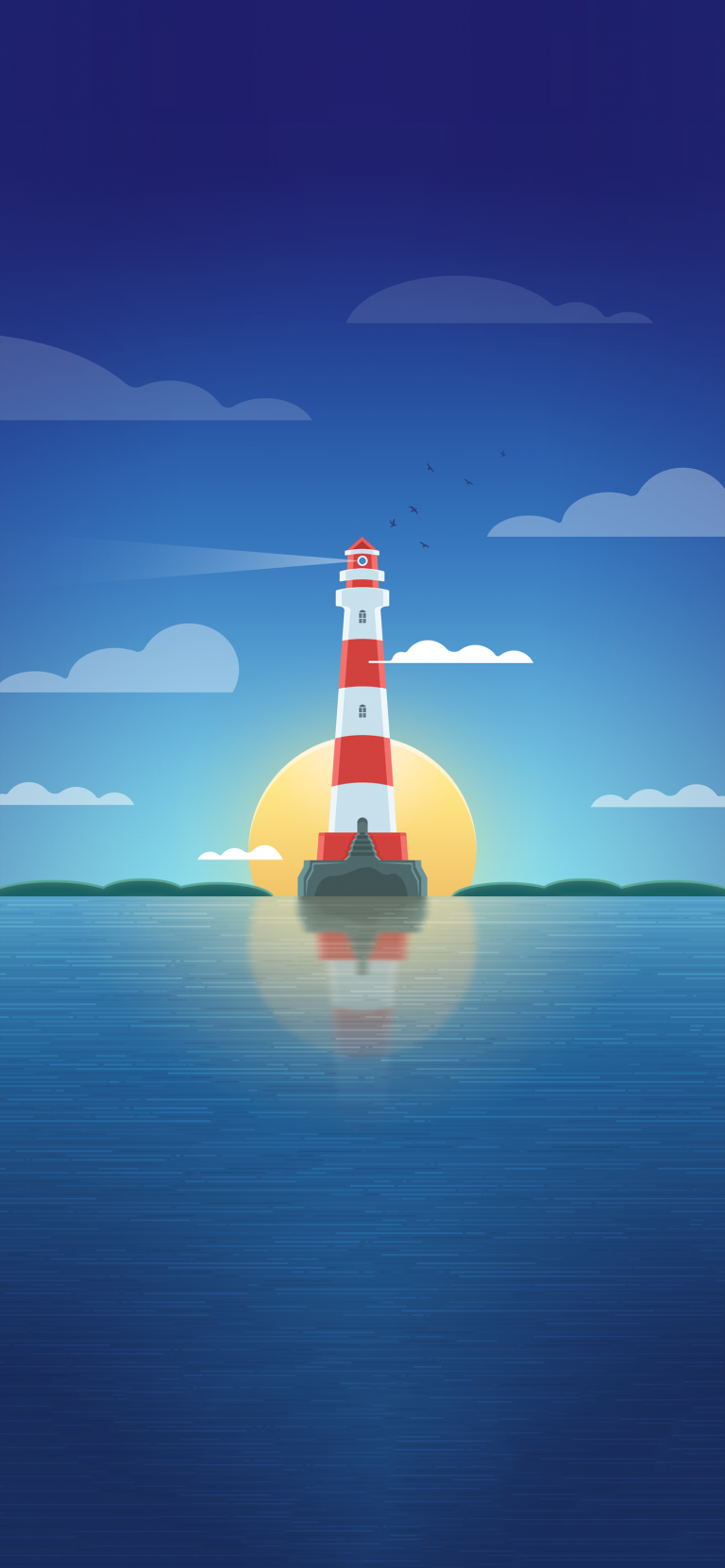 Default wallpaper of Vector Lighthouse (Day)