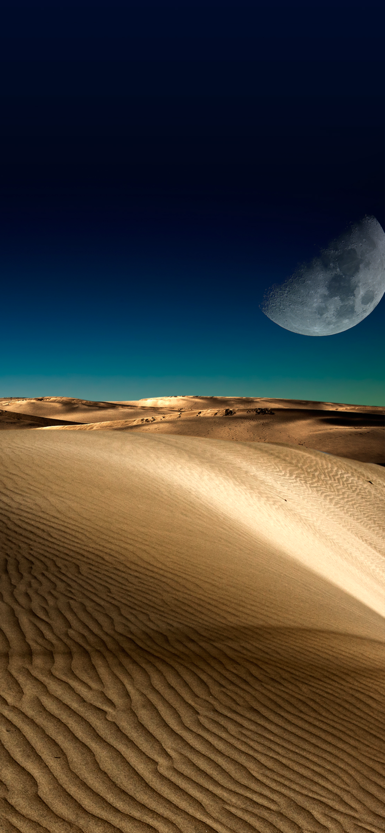 Default wallpaper of Night Desert