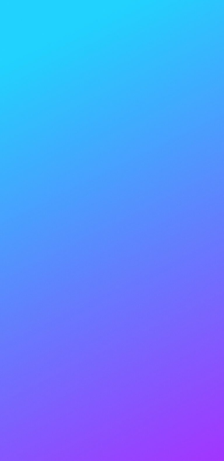 Default wallpaper of Blue and Violet | Gradient