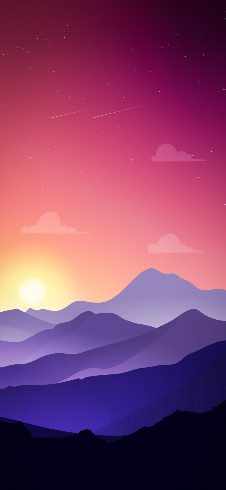 Default wallpaper of Vector Landscape