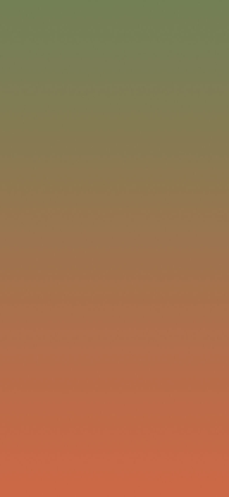 Default wallpaper of Green Orange Gradient