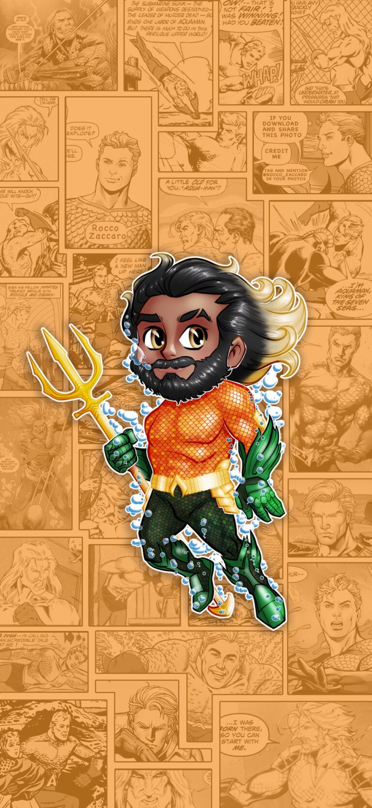 Default wallpaper of Aquaman | DC Universe