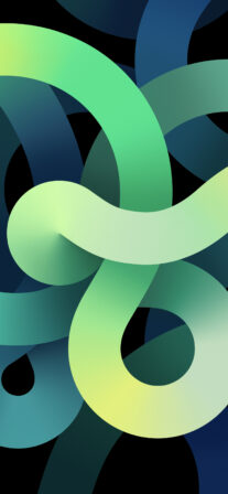 iPad Air 2020 Noodles Green Light – Stock Wallpaper (Extracted from iOS 14 by @ispazio)