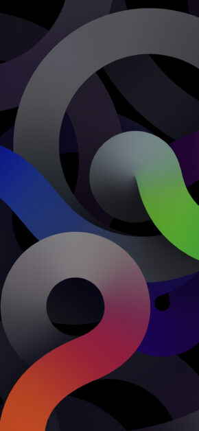 iPad Air 2020 Noodles Grey Dark – Stock Wallpaper (Extracted from iOS 14 by @ispazio)