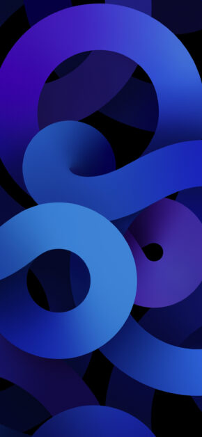 iPad Air 2020 Noodles Blue Dark – Stock Wallpaper (Extracted from iOS 14 by @ispazio)