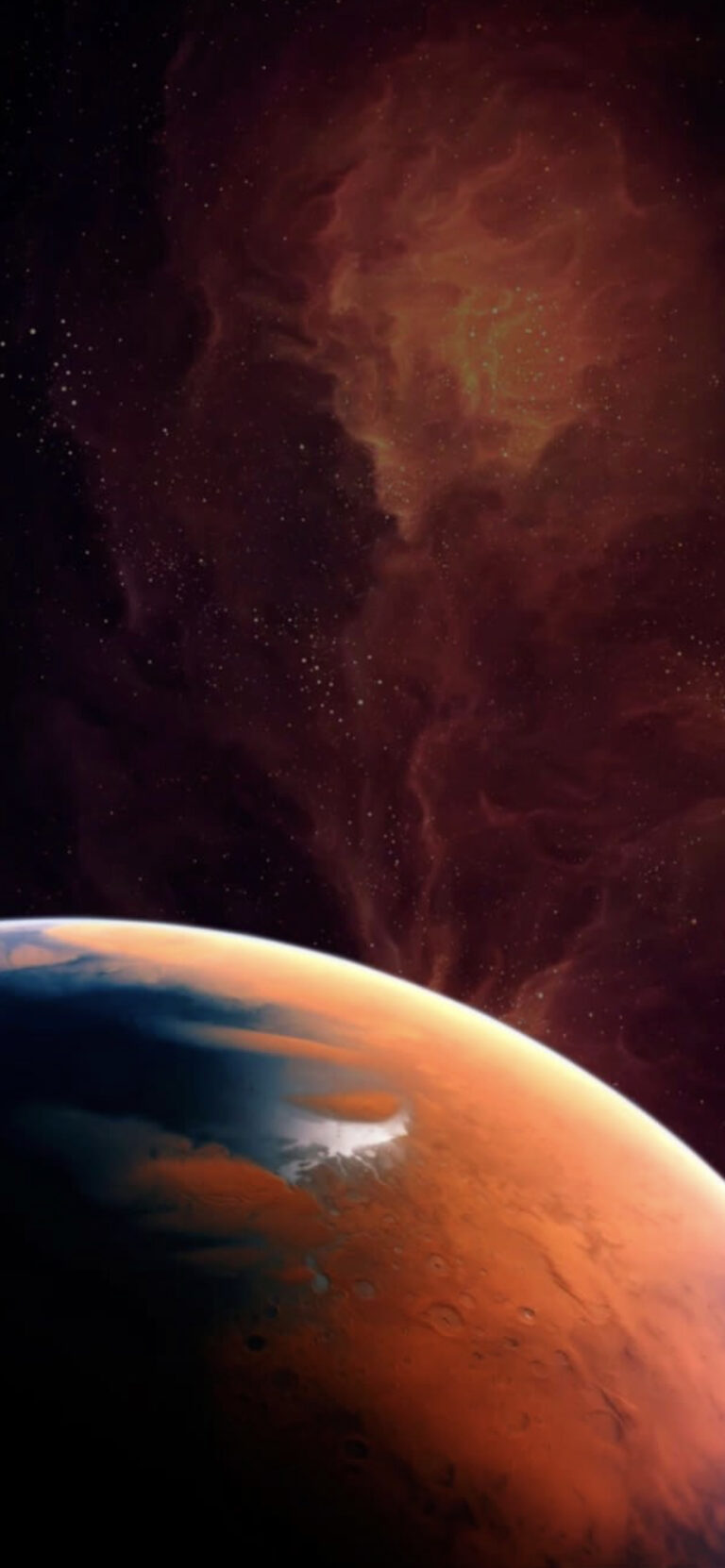 Default wallpaper of Mars