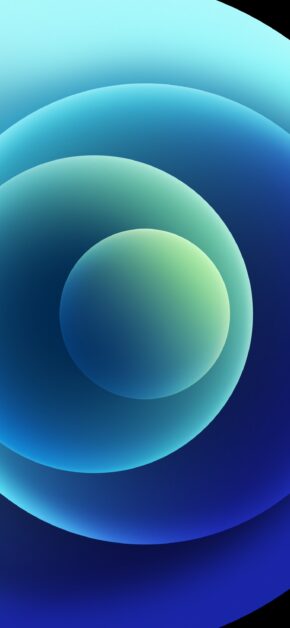 iPhone 12 – Orbs Blue (Light) | LIVE Wallpaper