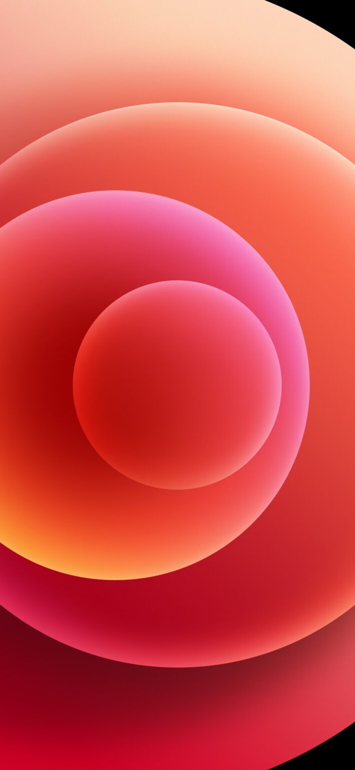 iPhone 12 – Orbs RED (Light) | LIVE Wallpaper - Wallpapers Central