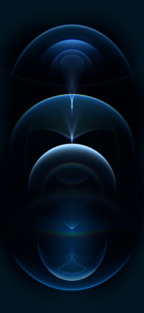 iPhone 12 Pro – Resonance Pacific Blue (Dark) – LIVE Wallpaper