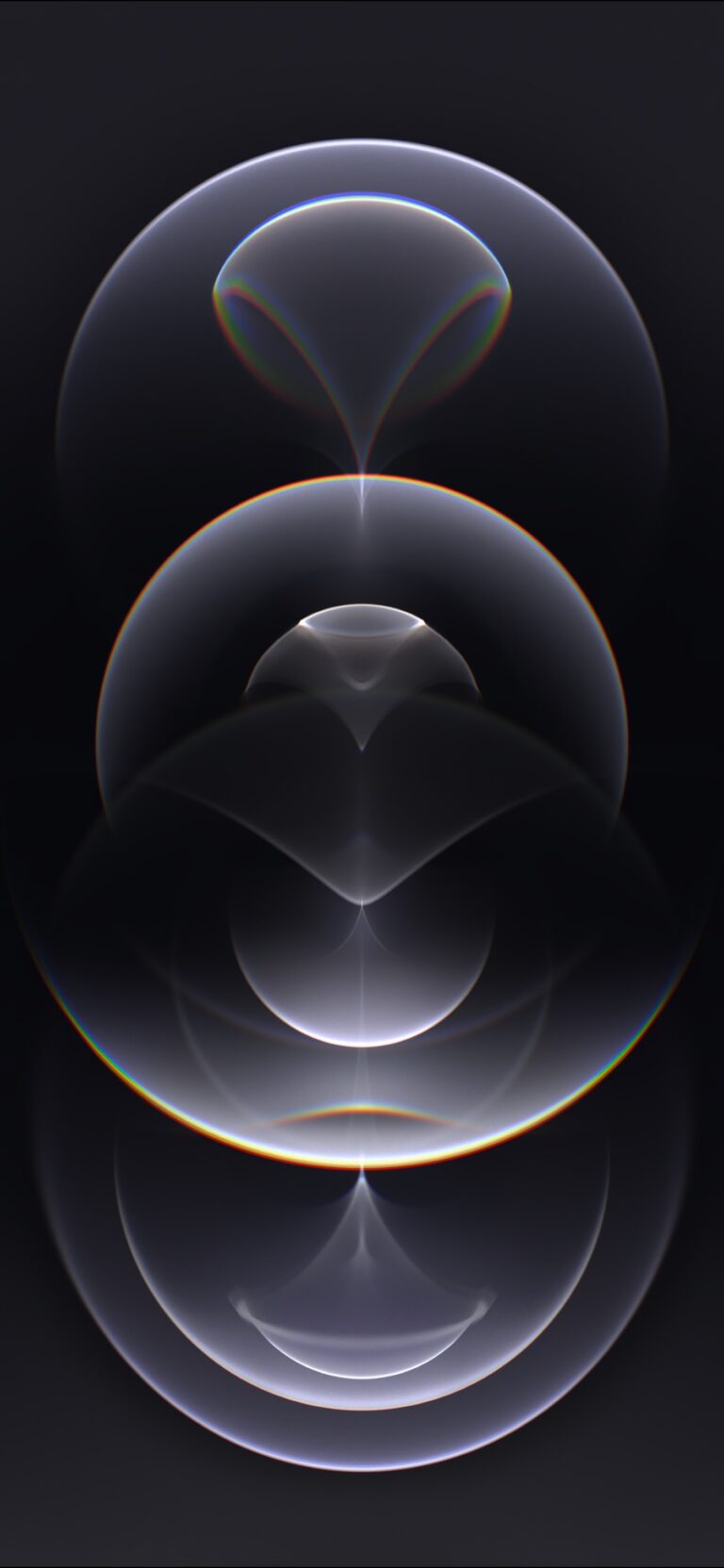 Default wallpaper of iPhone 12 Pro – Resonance Graphite (Light) – LIVE Wallpaper